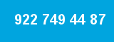 922 749 44 87 922 749 44 87